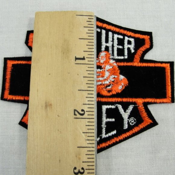 VTG AUTH HARLEY DAVIDSON I'D RATHER HARLEY PATCH - Picture 4 of 4